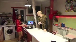 Orosz tini csaj dp-be baszva