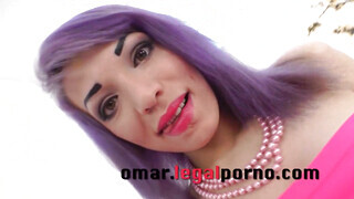 Legalporno - Bula piercinges orosz kisasszony popóba dugva