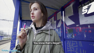 Public Agent - Fiatal nőci pénzért dug