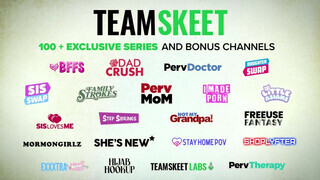 TeamSkeet - hatalmas cicis hatalmas seggű nők orgiája