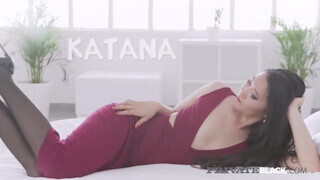 PrivateBlack - Katana barna hapsival kúrel