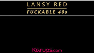 Lansy Red a izgató 40 éves milf