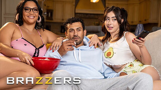 BRAZZERS - Vágyakozó lányok, Ashlyn Peaks és Chloe Surreal versenyeznek Alex nagy péniszéért