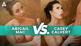 NURU MASSZÁZS - SZEXI MASSZÁZS CSATA! Abigail Mac ELLEN Casey Calvert